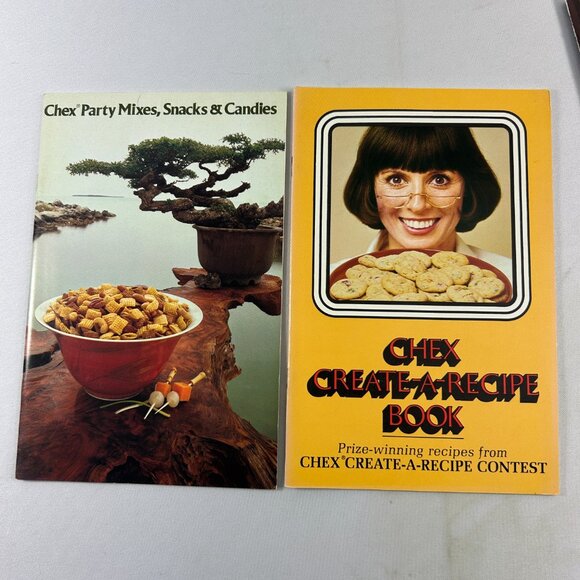 Vintage Lot 7 Cookbooks Booklets Chex Mix Recipes Party Makers Dessert Makers - Picture 4 of 9